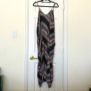 Oversized Floral Boho Maxi With Pockets